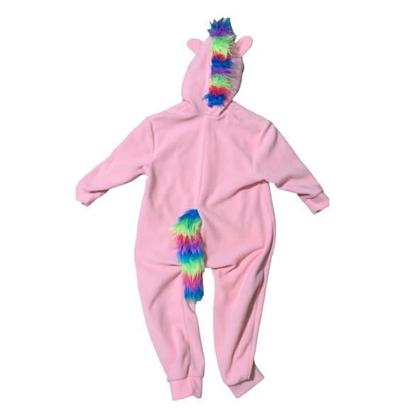 Children’s pink unicorn onesie costume - Picture 2 of 6